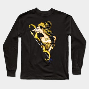 Srikandi shadow puppet Long Sleeve T-Shirt